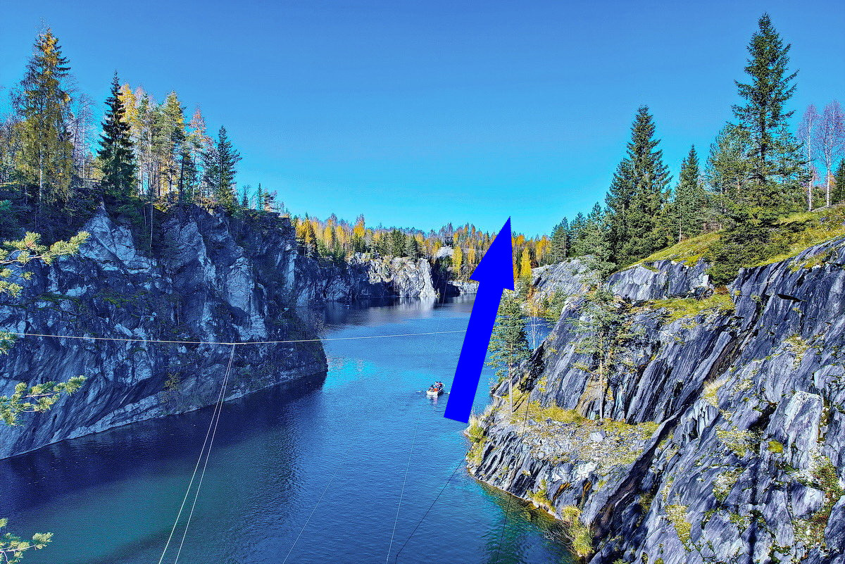 Мраморный каньон Рускеала: тайны северных лесов